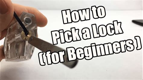 How To Pick A Lock For Beginners YouTube