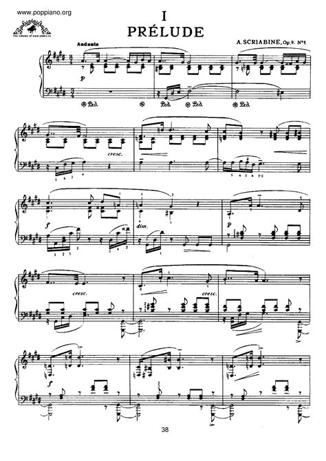 Scriabin Prelude And Nocturne For The Left Hand Op Sheet Music Pdf