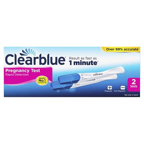 Clearblue Rapid Detection Pregnancy Test 2pcs Mannings Online Store