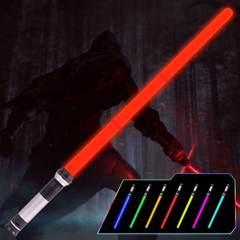 Buy Light Up Saber with Sound, 7 Colors Retractable Lightsaber for Kids ...