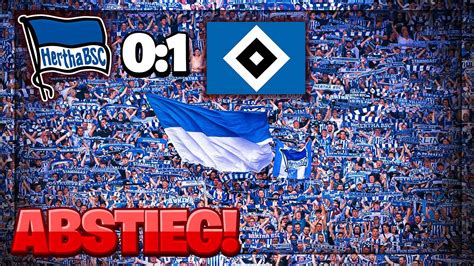 Stadion Vlog Hertha BSC Gegen Hamburger SV 0 1 Highlights Analyse