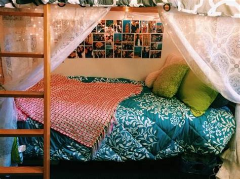 Want To Do This For My Bottom Bunk Bunk Bed Decor Dorm Sweet Dorm