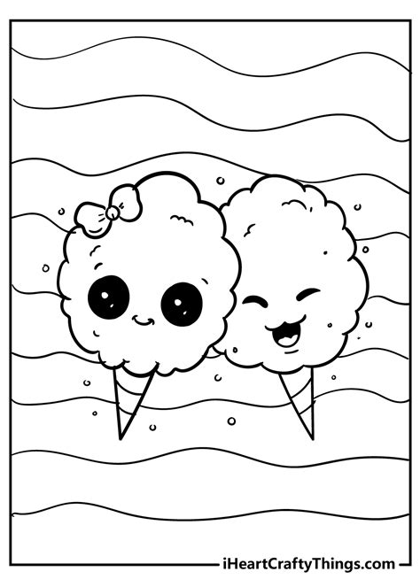 Cute Kawaii Printable Coloring Pages