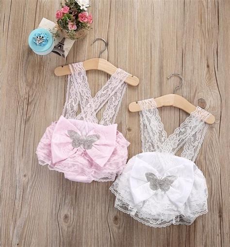 Baby Lace Romper With Headband Newborn Photoshoot Prop Baby Photo