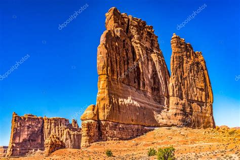 Courthouse Towers Park Avenue Sección Arches National Park Moab Utah