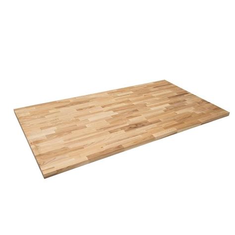 Sparrow Peak Ash 6 Ft Unfinished Natural Straight Butcher Block Ash