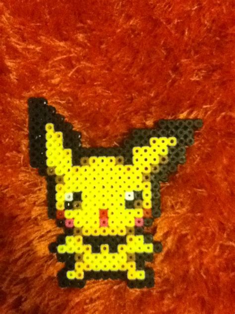 Pichu Pokemon Perler Beads