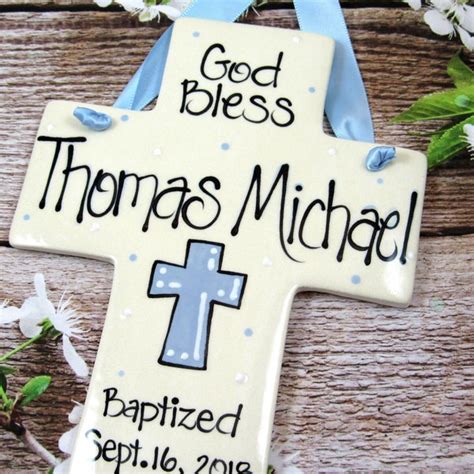 Baptism Cross Etsy