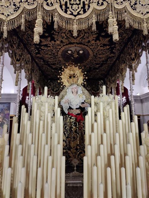 Virgen De La Estrella En Su Paso De Palio Semana Santa Semana