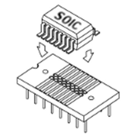 Advanced Interconnections | SOIC to DIP Adapters