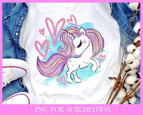 Unicorn Png Unicorn Sublimation Designs Downloads Unicorn Etsy