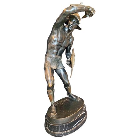 Nude Male Youth With Poppies And Urn Large Bronze Panel By Geiling