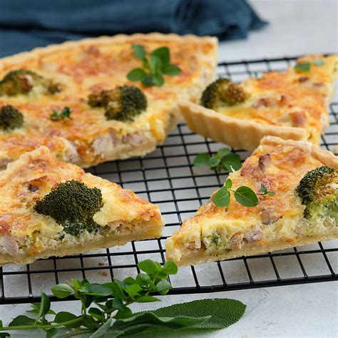 Recette Tarte Sal E Aux Brocolis Jambon Et Fromage Facile Rapide