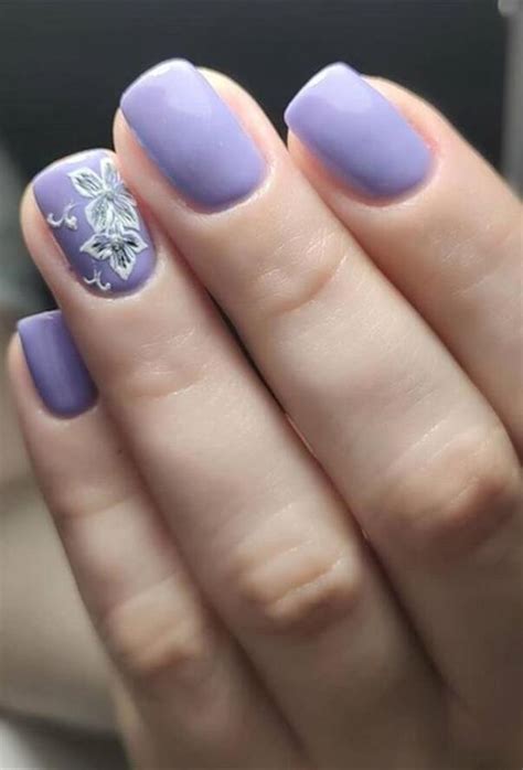 60 Elegant Short Purple Nails Design For A Romantic Summer Fashionsum