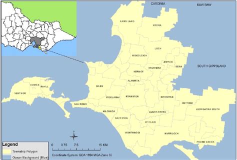 Location And Extent Administered By The Bass Coast Shire Council Bcsc