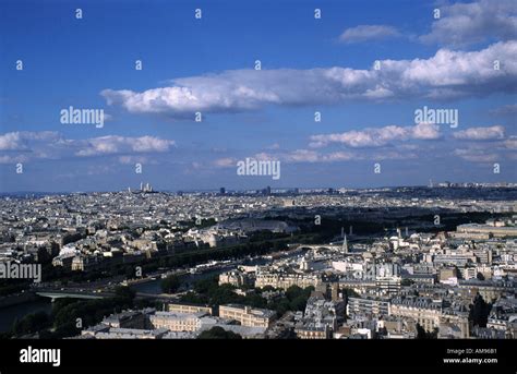 Paris France Aerial View Stock Photo - Alamy