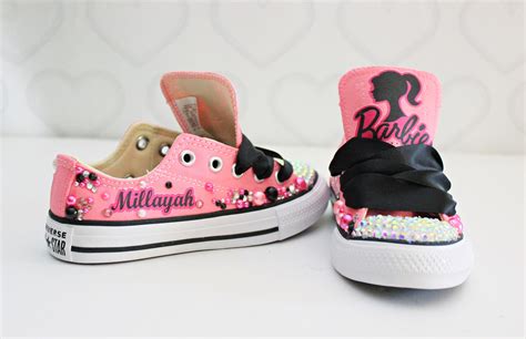 Barbie Shoes Barbie Bling Converse Girls Barbie Shoes Pink Toes