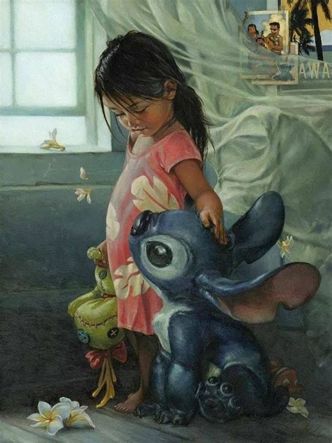 Pin By Jewl Thielsen On ART I LIKE Disney Fine Art Disney Art Lilo