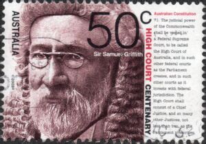 Stamp Sir Samuel Griffith Australia Centenary Of High Court Of