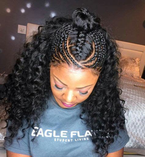 36 Ideas Crochet Braids Half Up Half Down Protective Styles Natural Hair Styles Hair Styles Hair