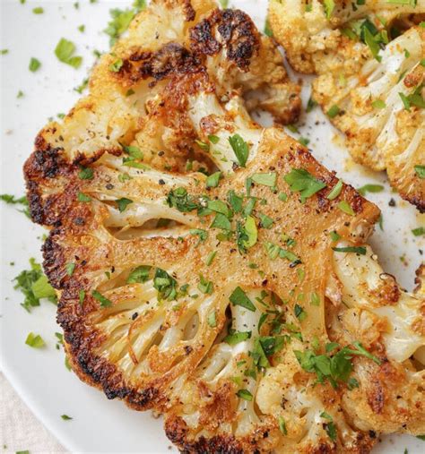 Roasted Cauliflower Steaks Recipe Roasted Cauliflower Cauliflower