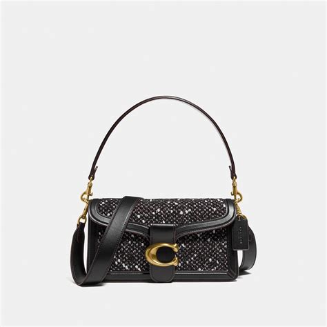 Coach Leather Tabby Shoulder Bag 26 In Brassblackblack Black Lyst