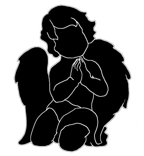 Silhouette Drawing - angel baby png download - 984*1063 - Free Transparent Silhouette png ...