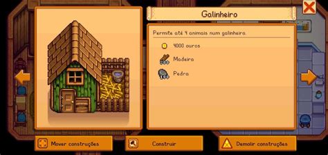 Galinheiro Sendo Feito Stardew Valley Pt Br Amino