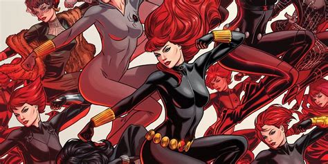 Avengers Forever Art Celebrates Nearly Every Black Widow Costume Ever