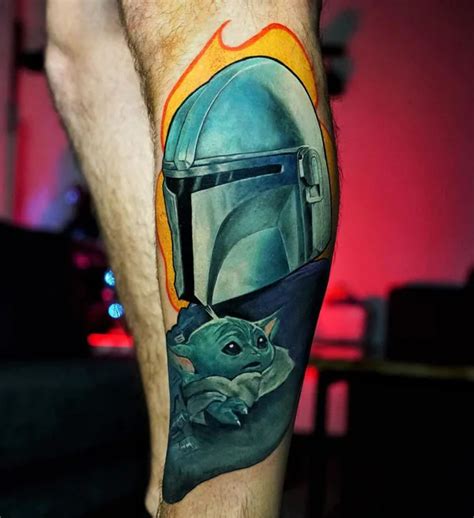 52 Mandalorian Tattoo Designs To Show Your Inner Legendary Warrior