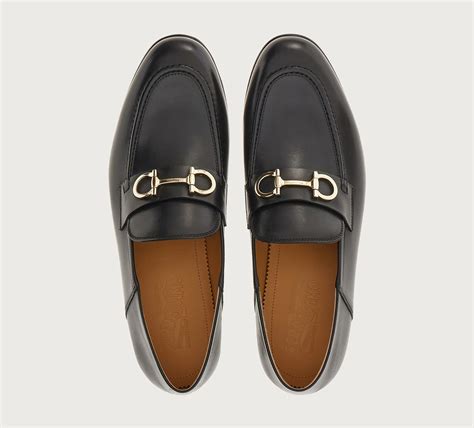 Gi Y Salvatore Ferragamo Moccasin Gancini Black