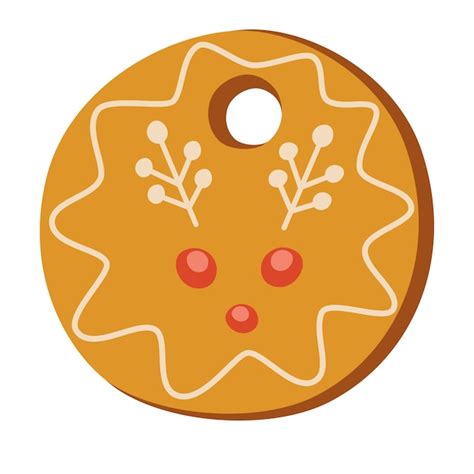 Premium Vector Gingerbread Cookie Christmas Sweet Winter Homemade