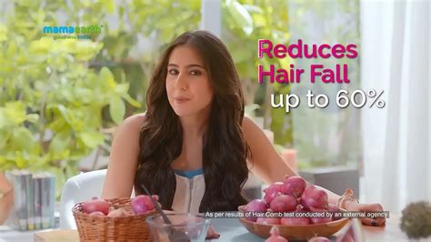 Sara Ali Khan Mamaearth Ad Onion Oil Youtube