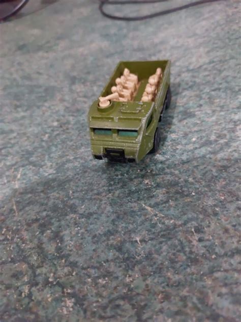 Vintage 1976 Matchbox Superfast No 54 Army Personnel Carrier Lesney