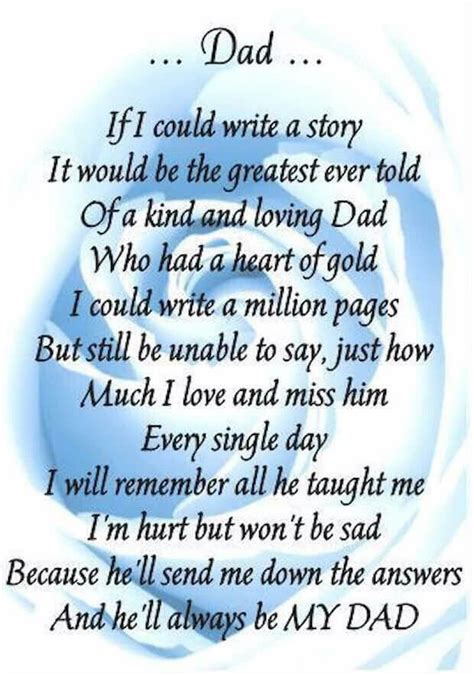 In Loving Memory Dad Quotes From Daughter Change Comin