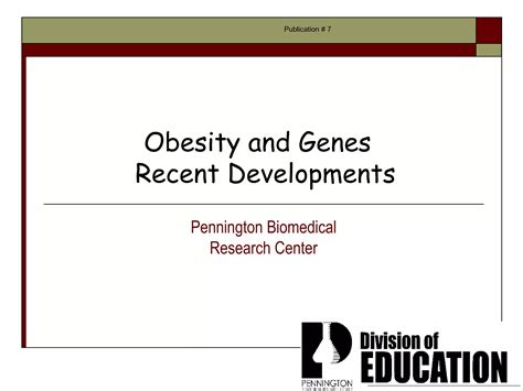 Genetic influences on obesity development | PPT