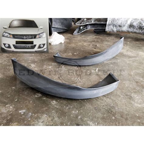 Saga Flx Fl Se Front Skirt Pu Bodykit Depan Skirt Lip Pu Material