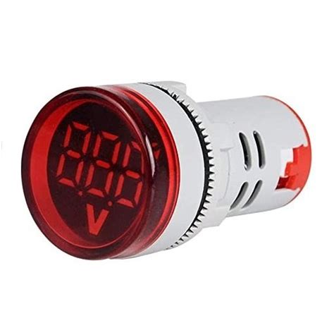 Aryan Plastic Round Led Digital Voltage Indicators For Control