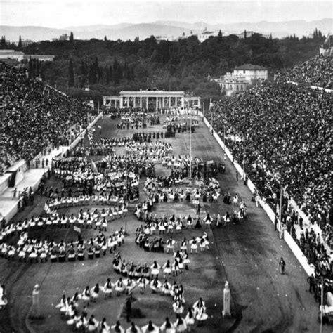 This is how the first Olympic Games of modern times were