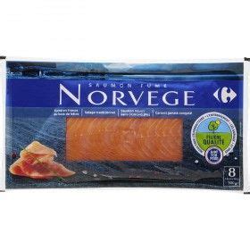 Saumon fumé Norvège CARREFOUR EXTRA le paquet de 8 tranches 300g à