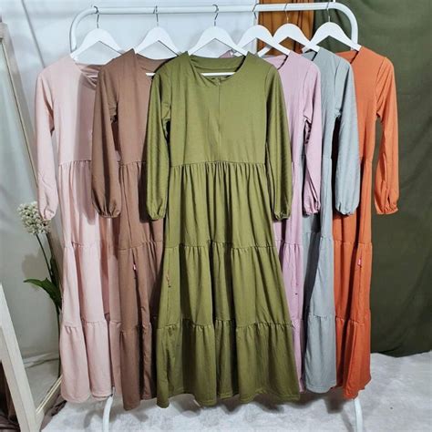 Jual GAMIS TOYOBO ORIGINAL CANDA SUSUN TIGA S M L XL XXL XXXL SUPER