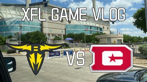 Xfl Week 10 Vlog D C Defenders Vs San Antonio Brahmas Youtube