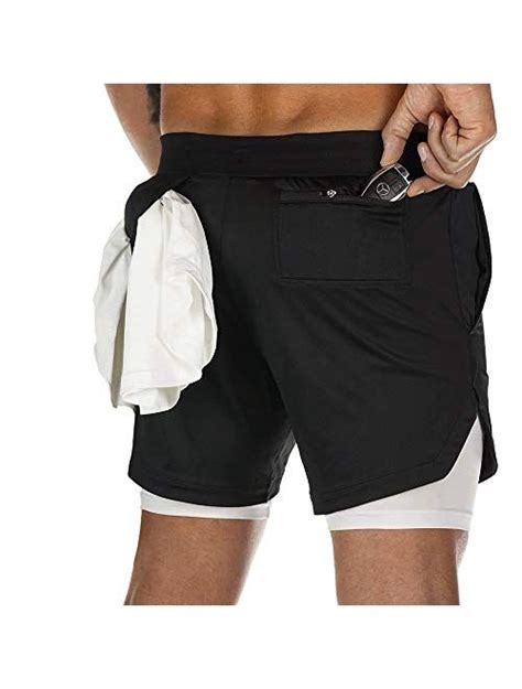 Buy Surenow Mens Running Shorts，workout Running Shorts For Men，2 In 1