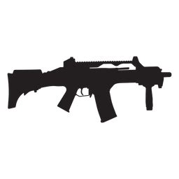 Ak Assault Rifle Silhouette Transparent Png Svg Vector Images