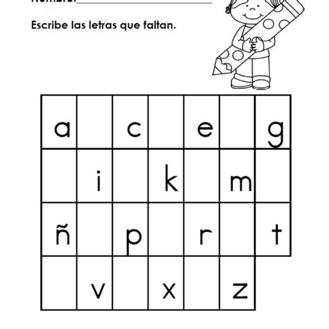 Abecedario Para Completar Abecedario Letras Del Abecedario Y Letras