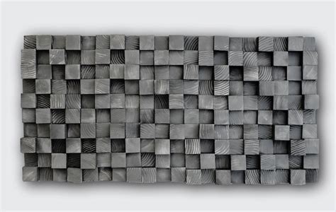 3d Wall Art Black Wall Hanging Wood Headboard Sound Diffuser