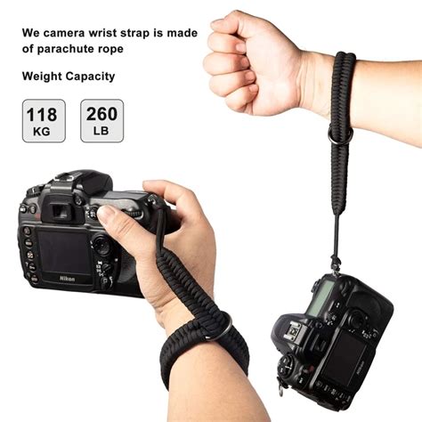 Camera Wrist Strap Bergbeklimmen Touw Polsband Zachte Comfortabele