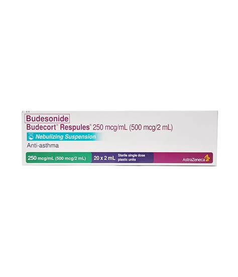 BUDECORT RESPULES Budesonide 500mcg ML 1000mcg 2mL Nebulizing