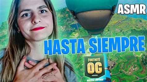 Asmr Fortnite Mi Última Partida En Fortnite Og 😭 Asmr Fortnite Youtube