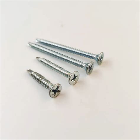 Black Phosphated Drywall Screws Drilling Point With Bugle Head Zinc